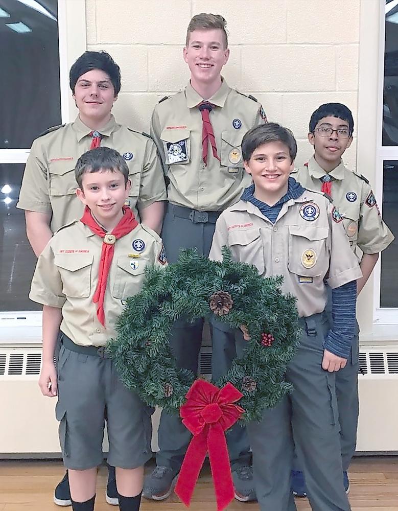 Boy Scouts sell wreaths to support worthy causes