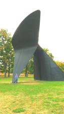 One of the outdoor sculpture pieces at Storm King Art Center.