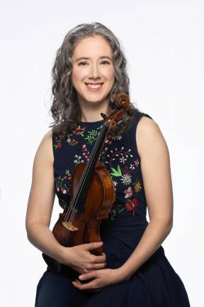 First violinist Emily Kalish.