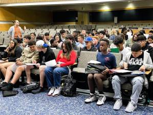 Chester Academy students learn about changes to the code of conduct, new rules, and more to prep for the new school year.