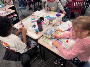 Chester first graders get creative with holiday traditions