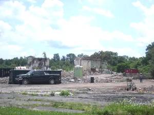 The remnants of the former Nepera chemical plant off Route 17 in Harriman, as captured in 2015 when the site was being demolished by the new owners, Environmental Liability Transfer.