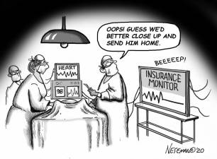 Cartoon INSURANCE MONITOR