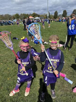 Warwick Youth Lacrosse K-2 girls (Photo courtesy of Kelly Cronin)