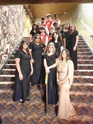 Chester Academy Voice Ensemble performs at Radio City