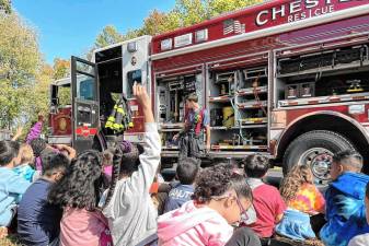 Chester students learn about fire safety