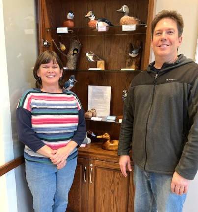 MaryAnn and Rick Ronzoni with their collection.