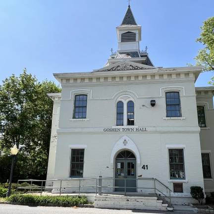 The current Goshen Town Hall building.