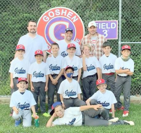 The Goshen Minor League Team went 15-0 during the 2021 season. Photo provided by Suzanne Lucas.