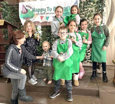 Pickle-making at Chabad of Goshen