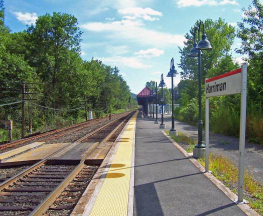 The Harriman train station.