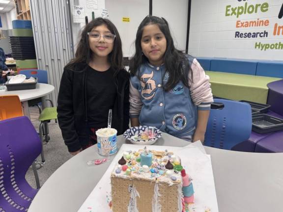 Chester fifth graders build gingerbread houses on a budget