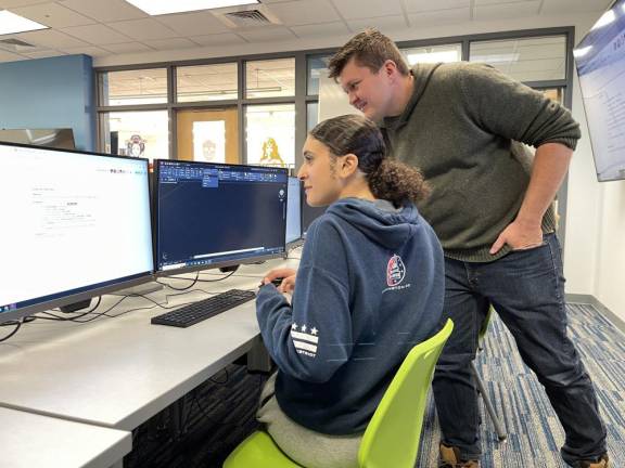 Chester Academy students design pan flutes using AutoCAD