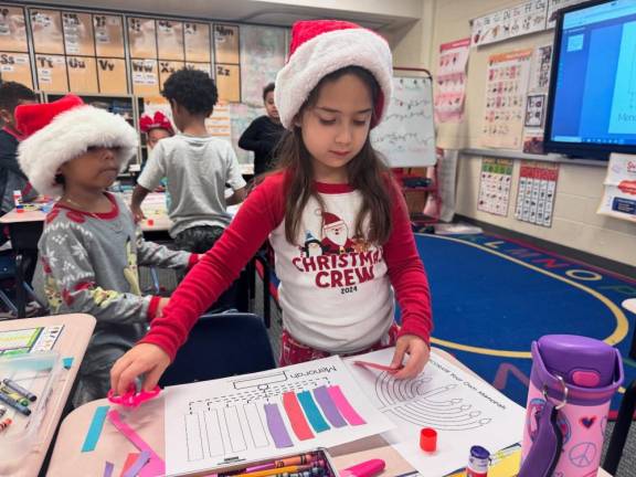 Chester first graders get creative with holiday traditions