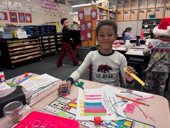 Chester first graders get creative with holiday traditions