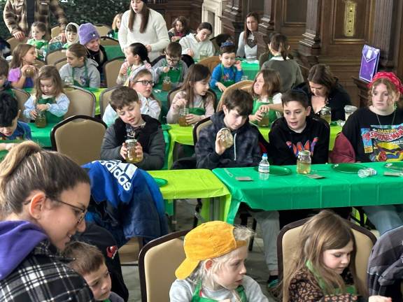 Pickle-making at Chabad of Goshen