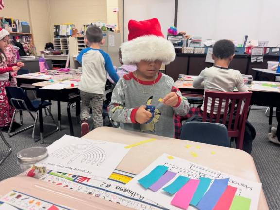 Chester first graders get creative with holiday traditions