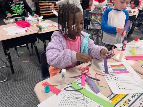 Chester first graders get creative with holiday traditions