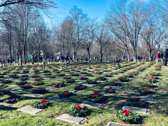 Last year’s Wreaths Across America event.