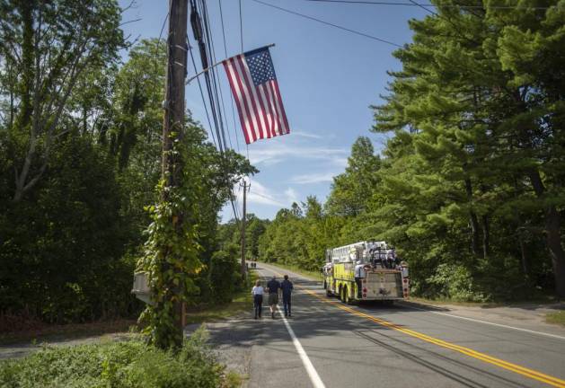 Photo by Chris Ramirez from his documentary, “Sullivan Fire: The story of volunteer firefighters.”