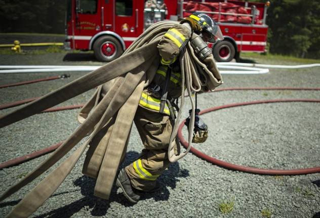 Photo by Chris Ramirez from his documentary, “Sullivan Fire: The story of volunteer firefighters.”