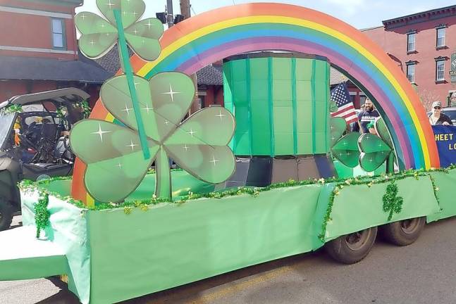 Trophies will be awarded following the parade in five categories, including Best St. Patrick’s Day Float.