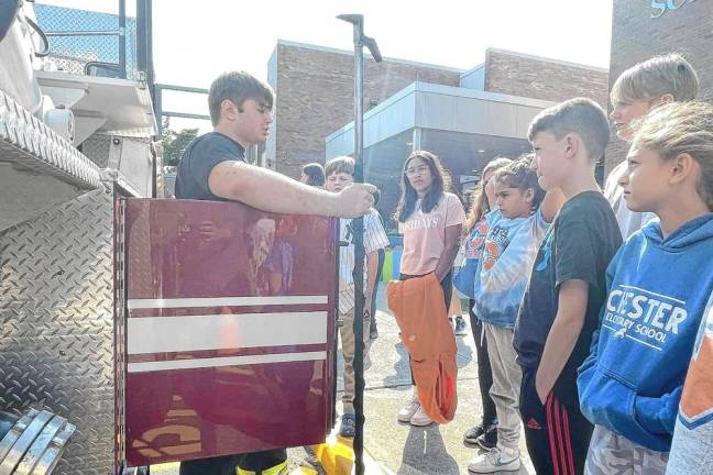 Chester students learn about fire safety