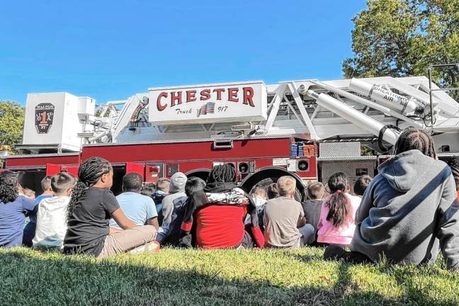 Chester students learn about fire safety