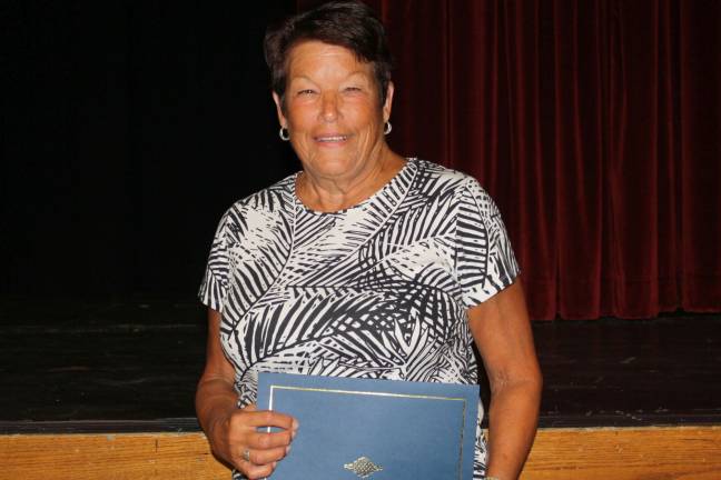 Janice Gracey began driving a school bus for Goshen 35 years ago.