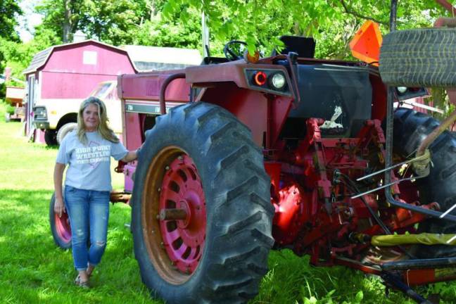 Holly Sytsema of the Farm at Windy Flats in Wantage, NJ sold ground beef to a few school districts this year. Photo by Becca Tucker