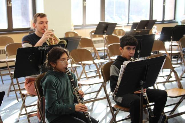 Chester students practice for upcoming concert