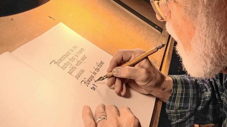 David Baldwin will teach the class “Calligraphy – the Art of Lettering,” starting Nov. 13.