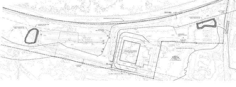 The Healey Ford Commercial Truck Center sketch plan presented to the planning board.