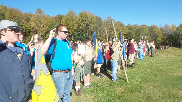 Opening ceremonies (Photo by Frances Ruth Harris)