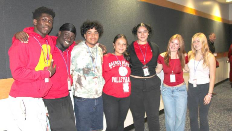 Chester Academy students celebrate Red Ribbon Week.