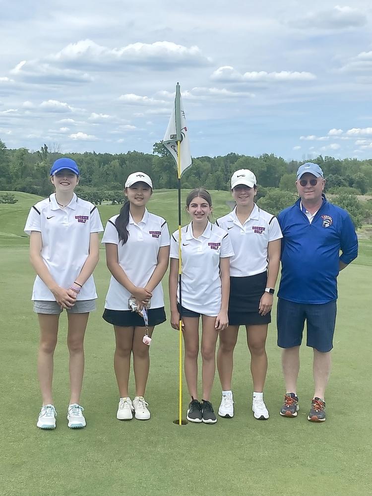 Undefeated Goshen Girls Varsity Golf team won Section IX Title